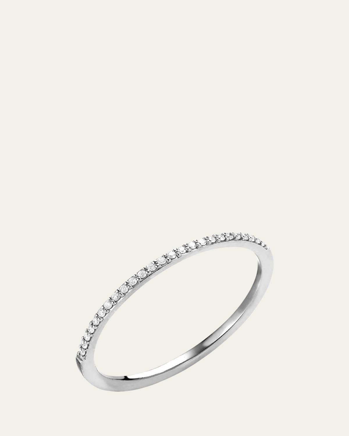 Womens 14K Yellow Gold & 0.07 TCW Diamond Stackable Band Product Image