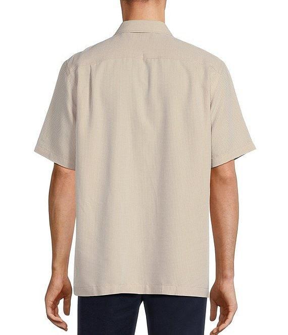 Roundtree & Yorke Big & Tall Short Sleeve Small Check Sport Shirt Product Image