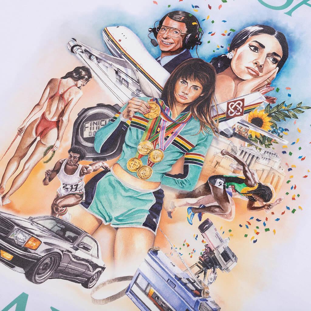Celebration Du Sport Printed T-Shirt - White Male Product Image