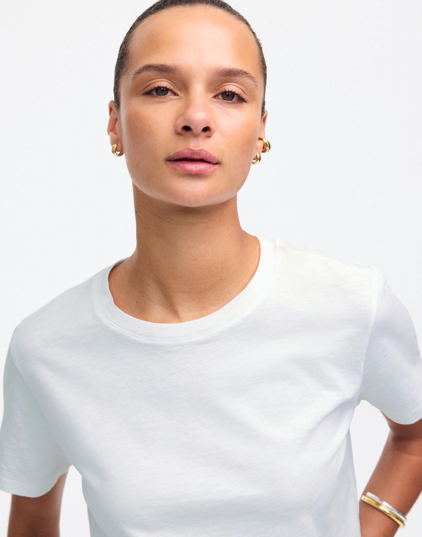 Slub Boxy-Crop Tee Product Image