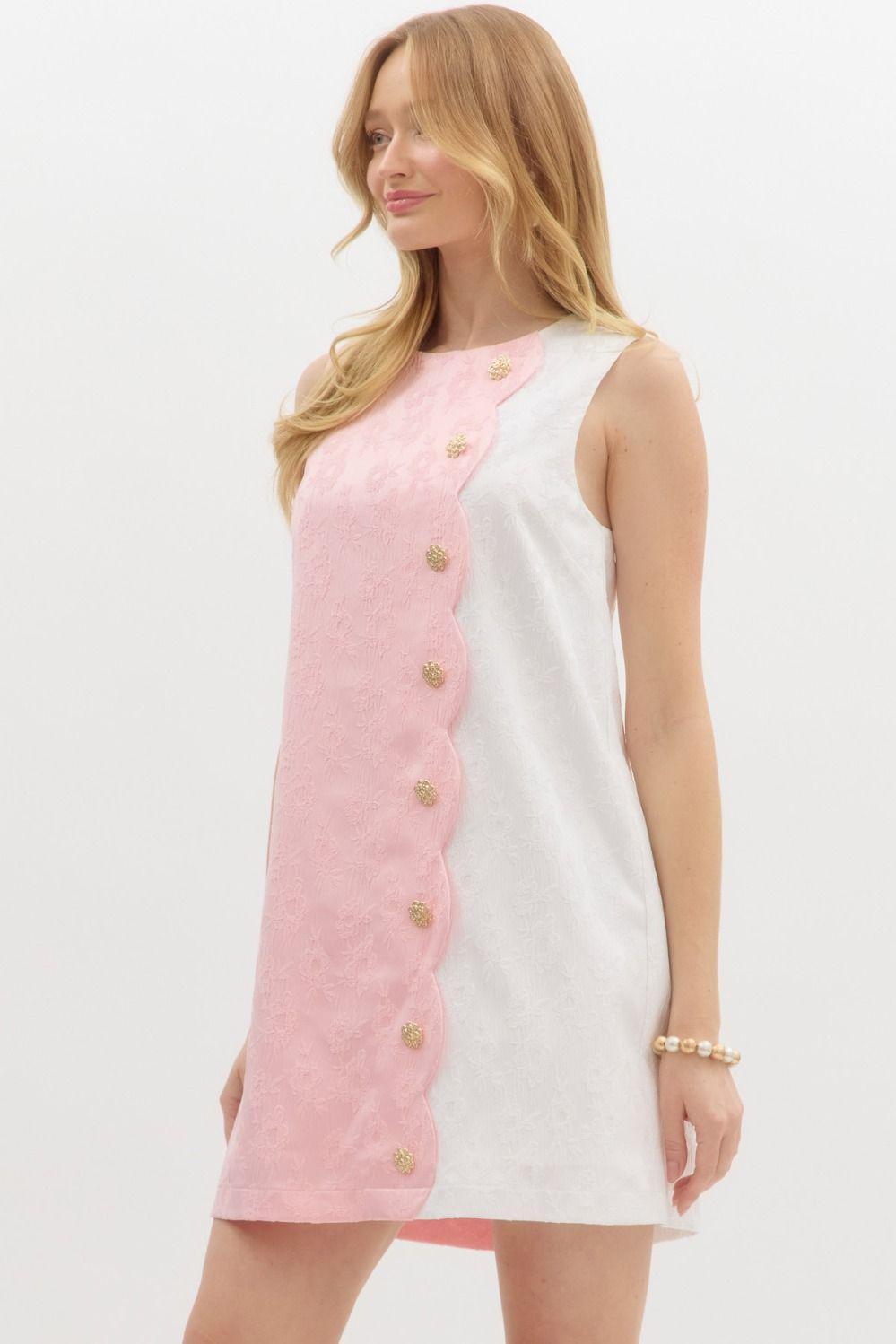 Sweet and Scalloped Dress Product Image