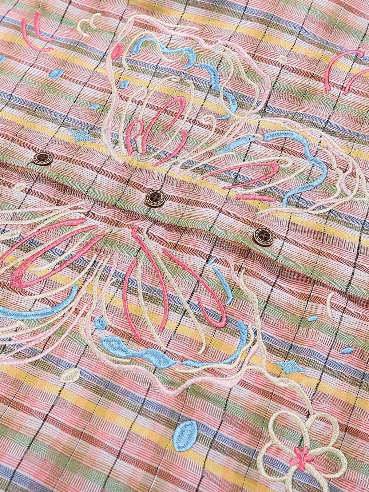 Aelfric Eden Colorful Butterfly Long Sleeve Shirt Product Image