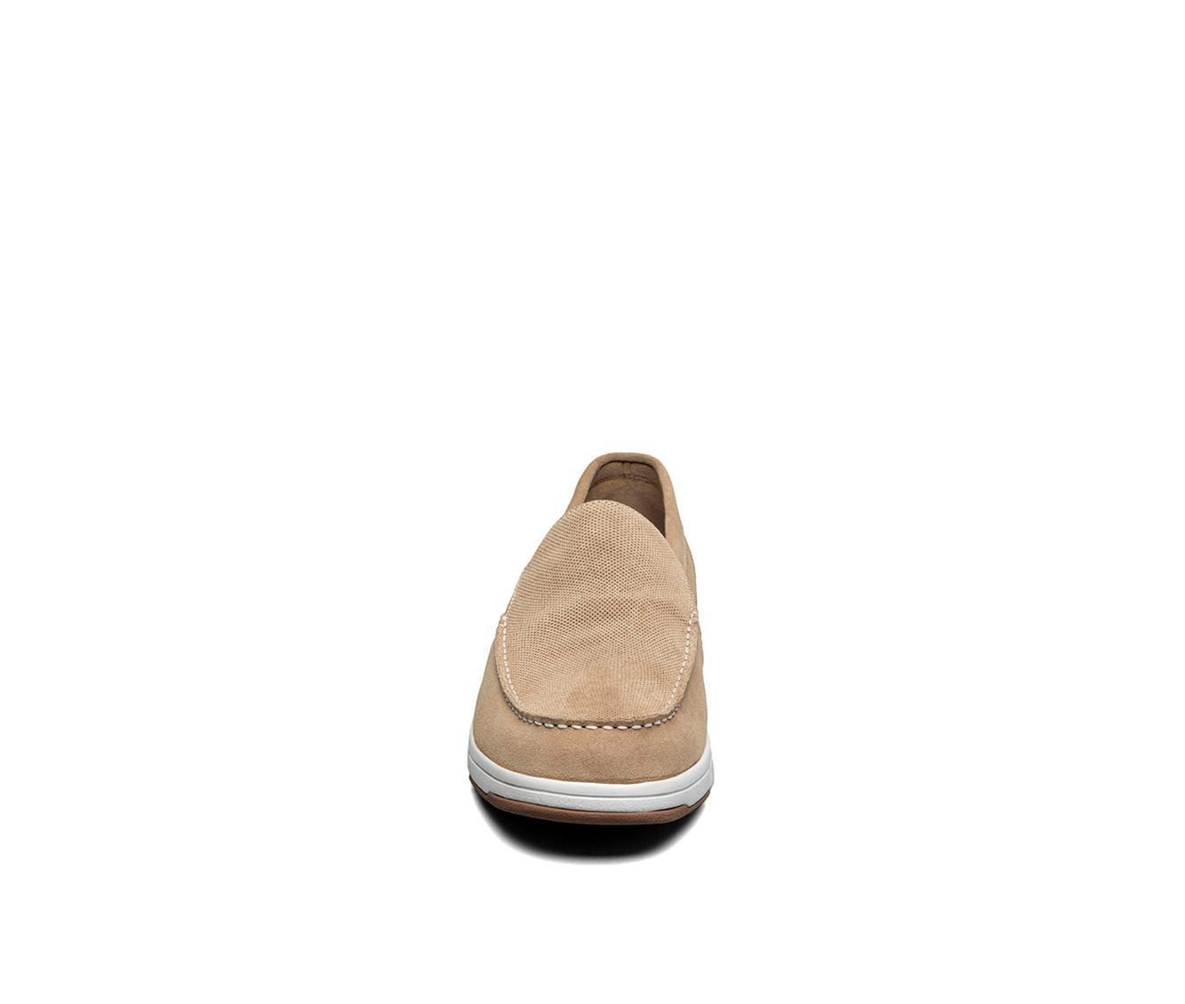 Men's Nunn Bush Luca Suede Moc Toe Venetian Slip On Loafers Product Image