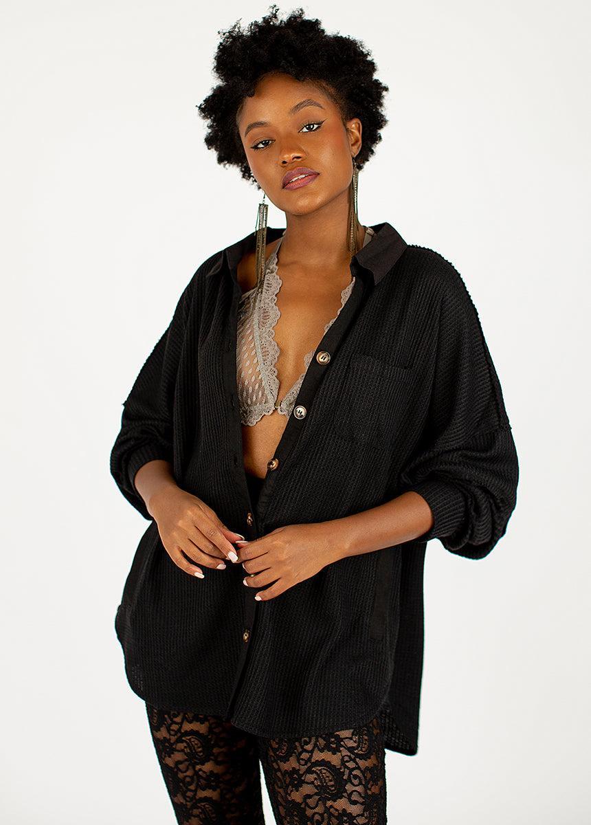 Sebrina Top in Black Female Product Image