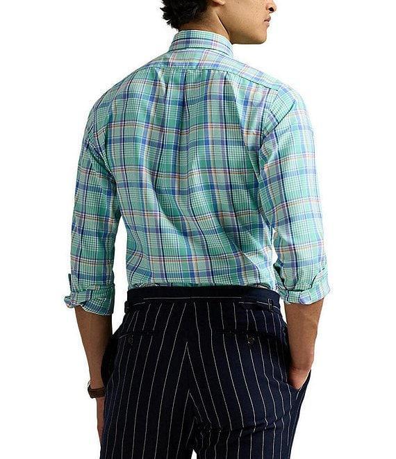 Polo Ralph Lauren Classic Fit Multi Pattern Performance Stretch Oxford Long Sleeve Woven Shirt Product Image