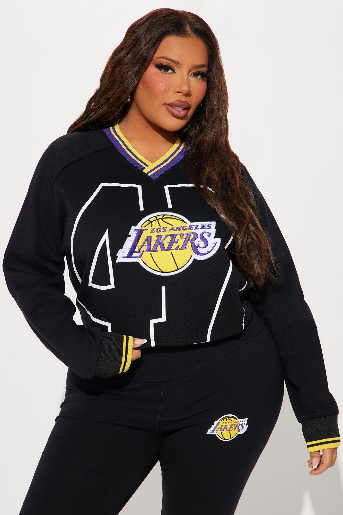 Lakers Courtside Sweatshirt - Black Product Image