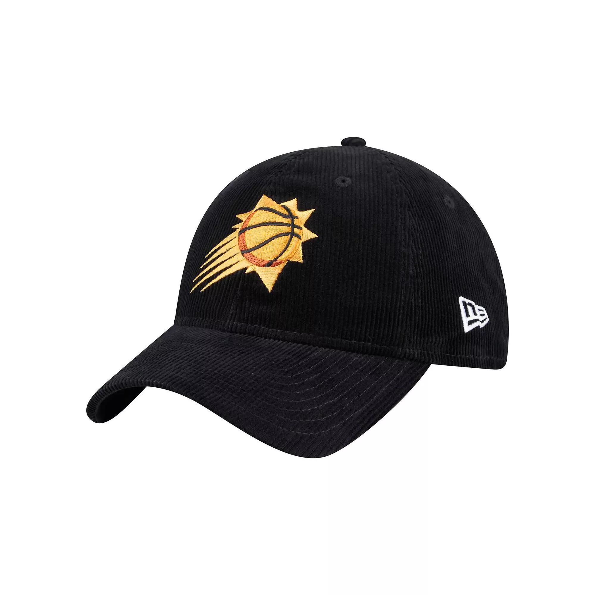 Mens New Era Black Phoenix Suns Throwback Corded 9TWENTY Adjustable Hat Product Image