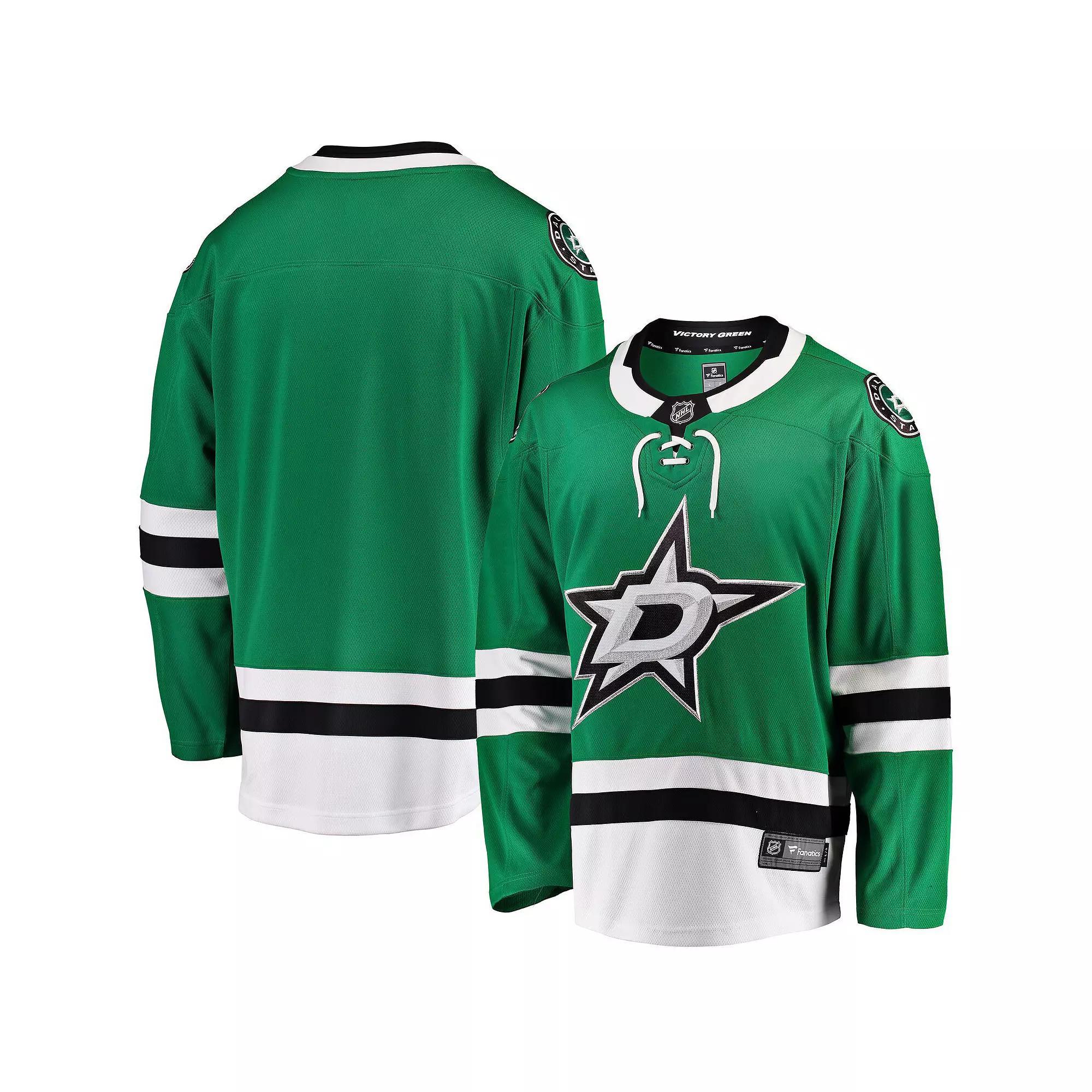 Men's Fanatics Branded Green Dallas Stars Breakaway Home Jersey, Size: Large, Str Green Product Image