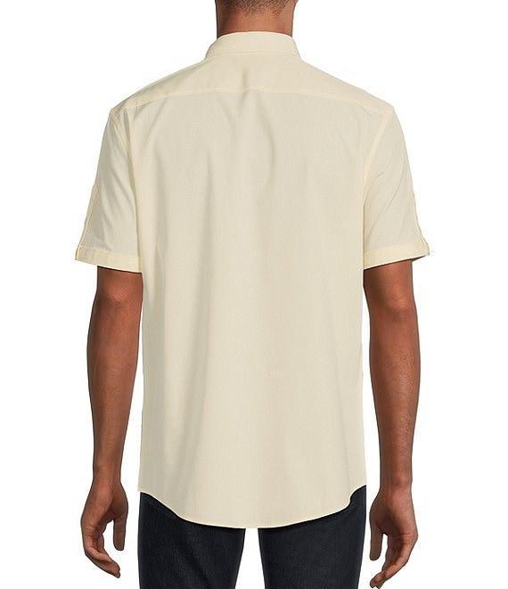 Murano Classic-Fit Solid Short-Sleeve Woven Shirt Product Image