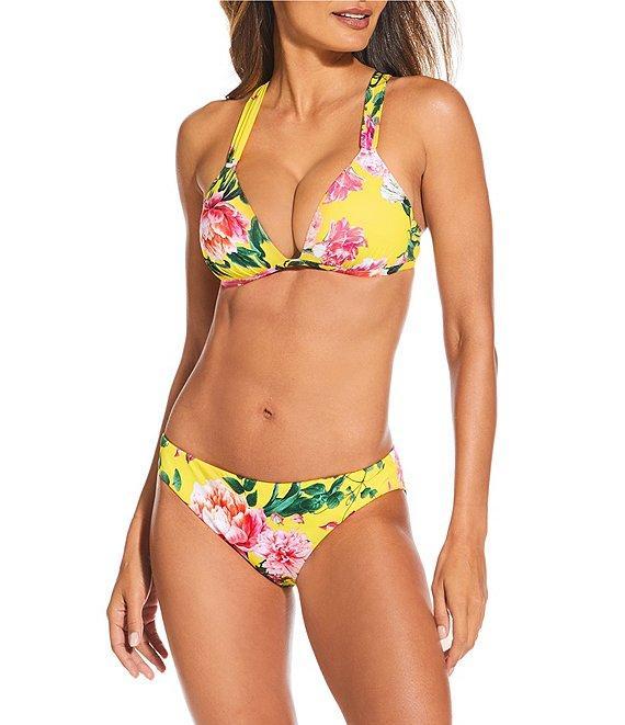 Gibson & Latimer Milan Floral Garden Classic Hipster Swim Bottom Product Image
