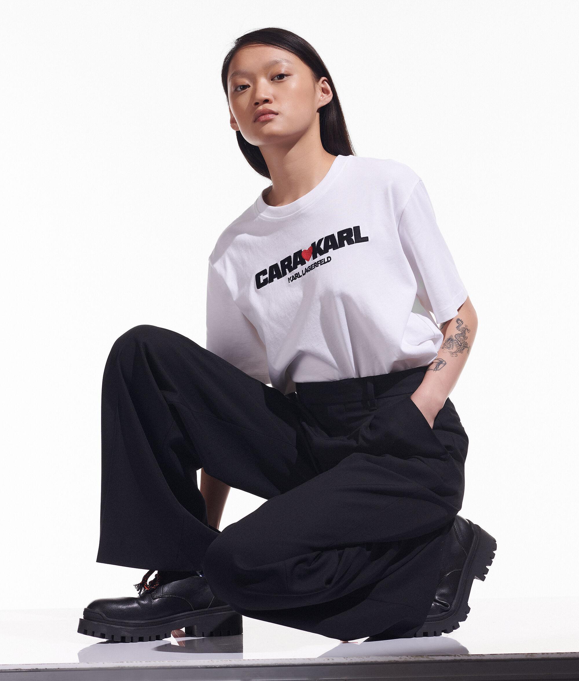 CARA LOVES KARL WIDE-LEG PANTS Product Image
