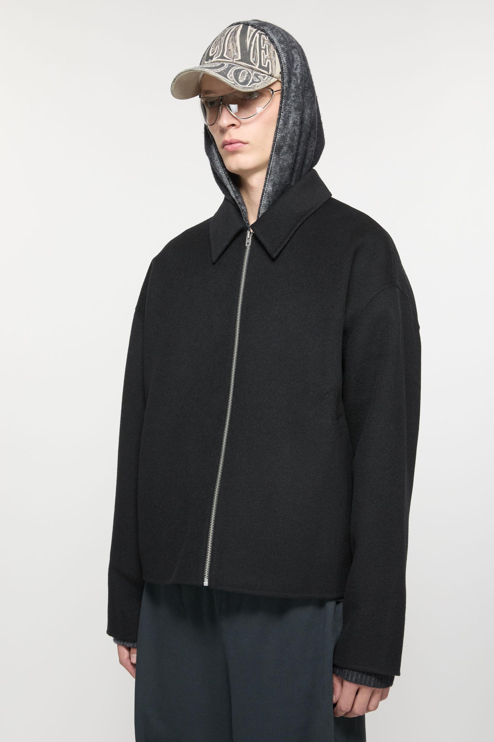 Wool zipper jacket Product Image