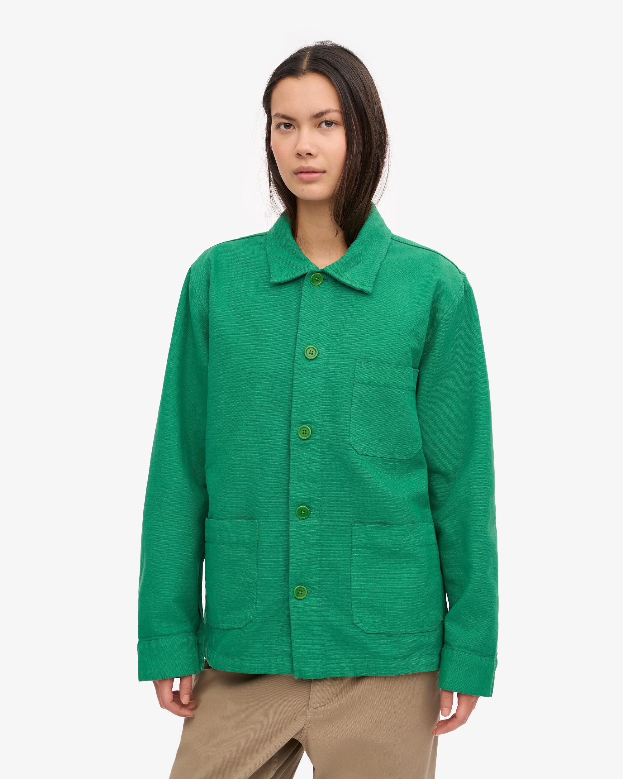 Organic Workwear Jacket - Oxblood Red Product Image