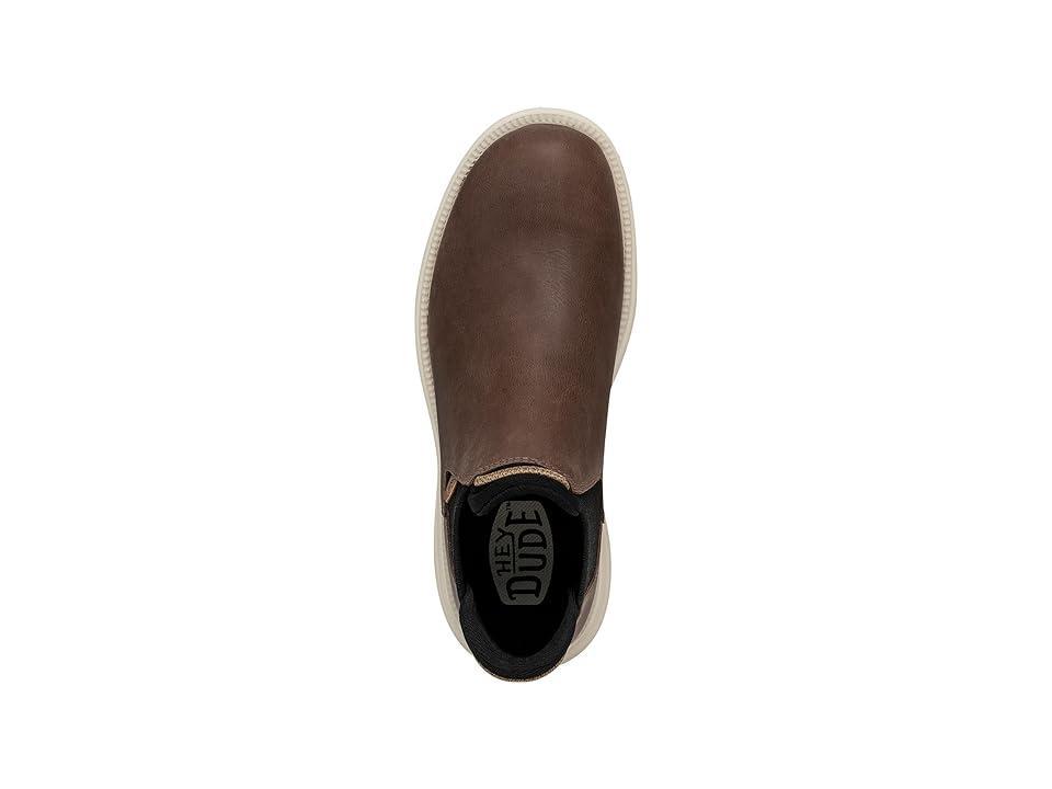 Hey Dude Branson Craft Leather Boot (Coffee) Women's Shoes Product Image