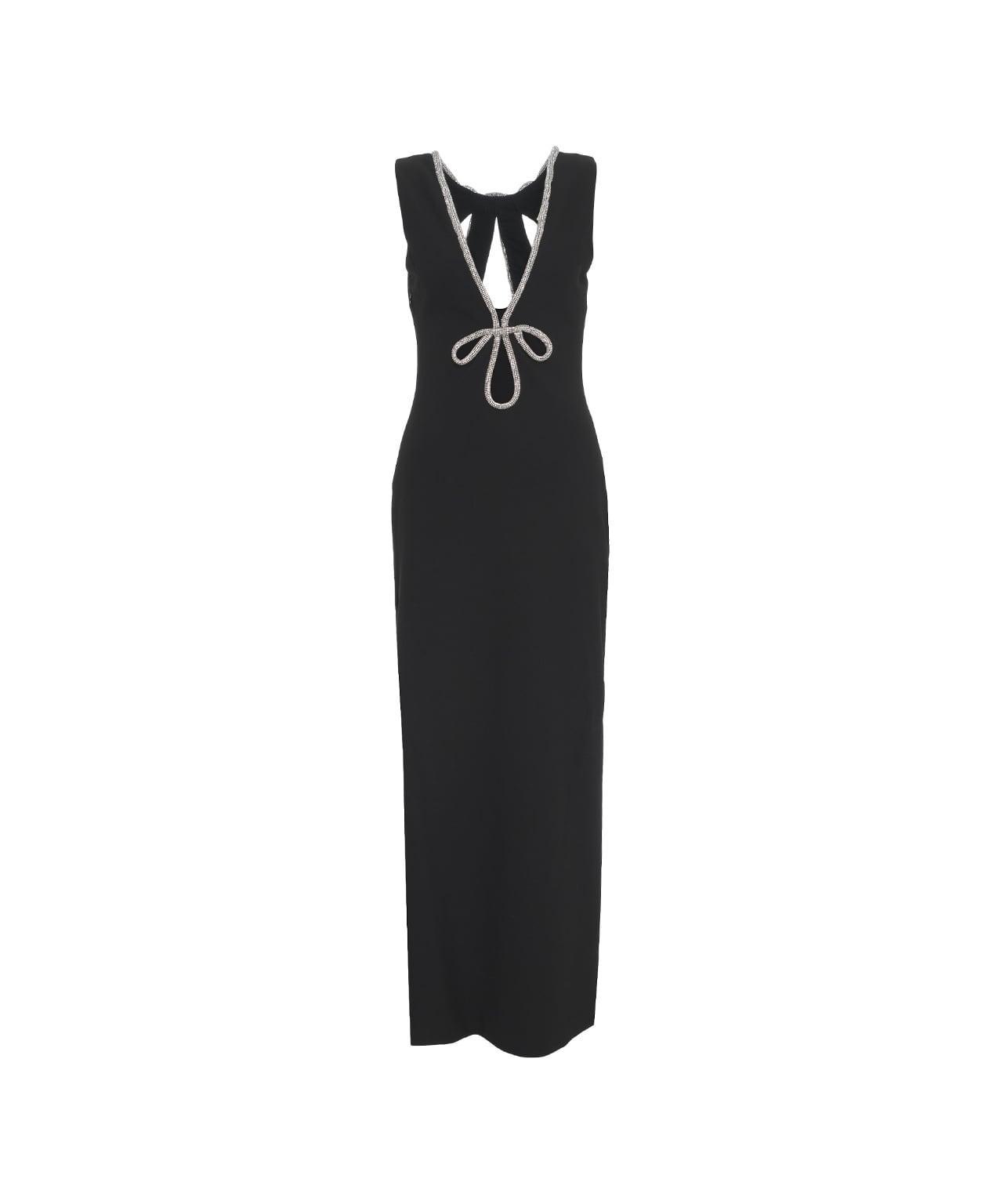 Maxi dress with glitter detail Product Image