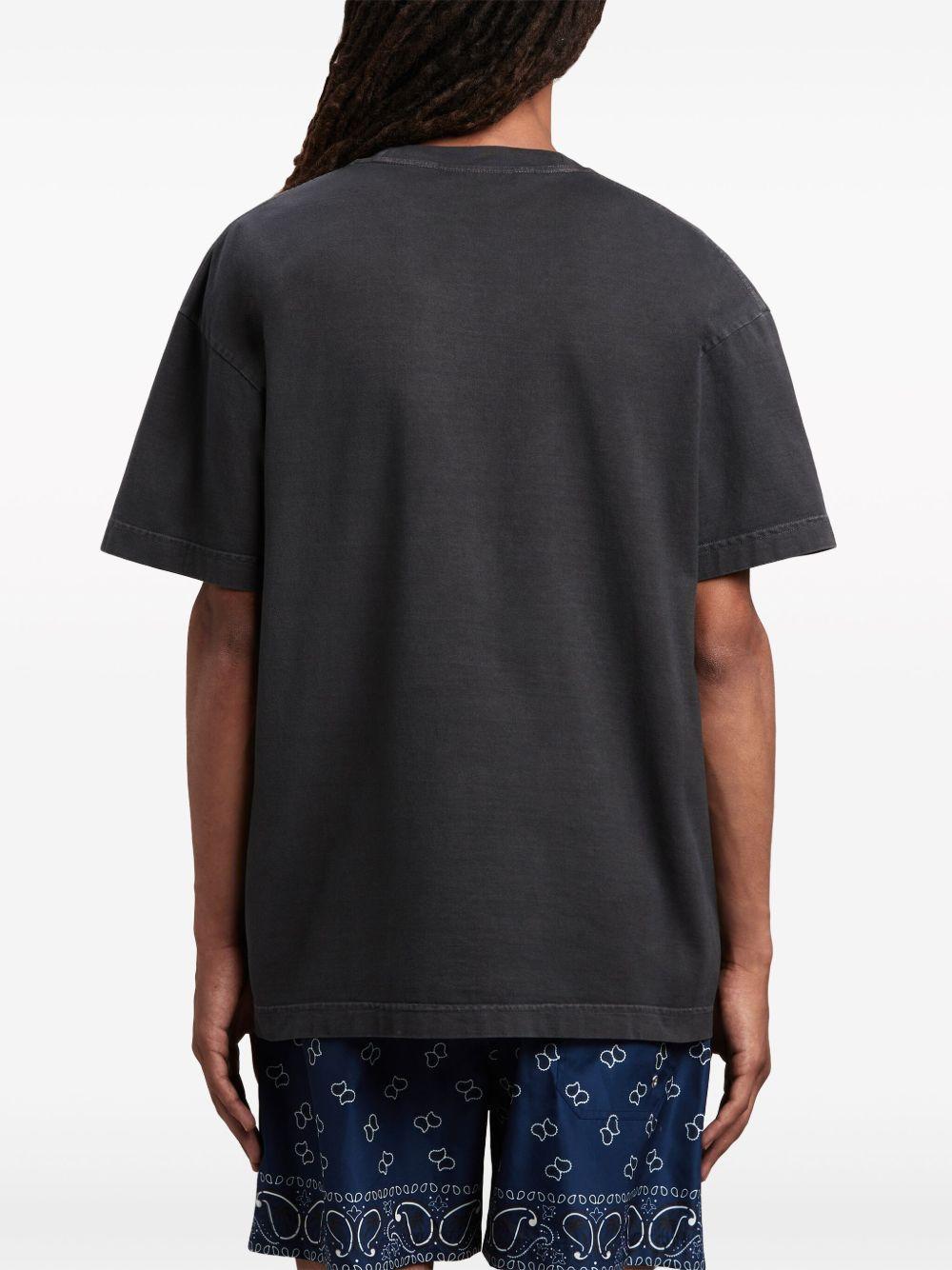 Palm tree-print cotton T-shirt Product Image