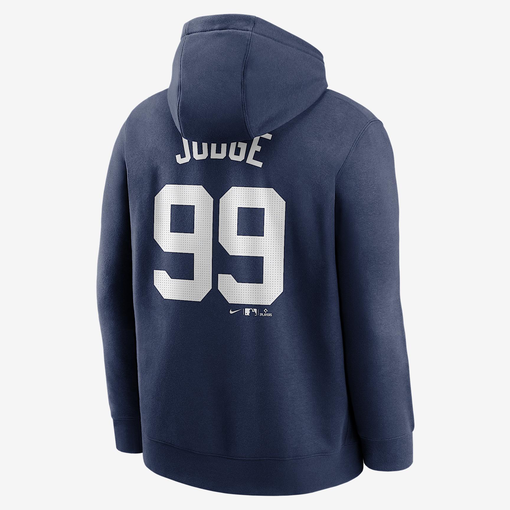 Aaron Judge New York Yankees Club Nike Men's MLB Pullover Hoodie Product Image