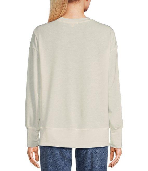 Moa Moa Crew Neck Long Sleeve 13 Graphic Pullover Product Image