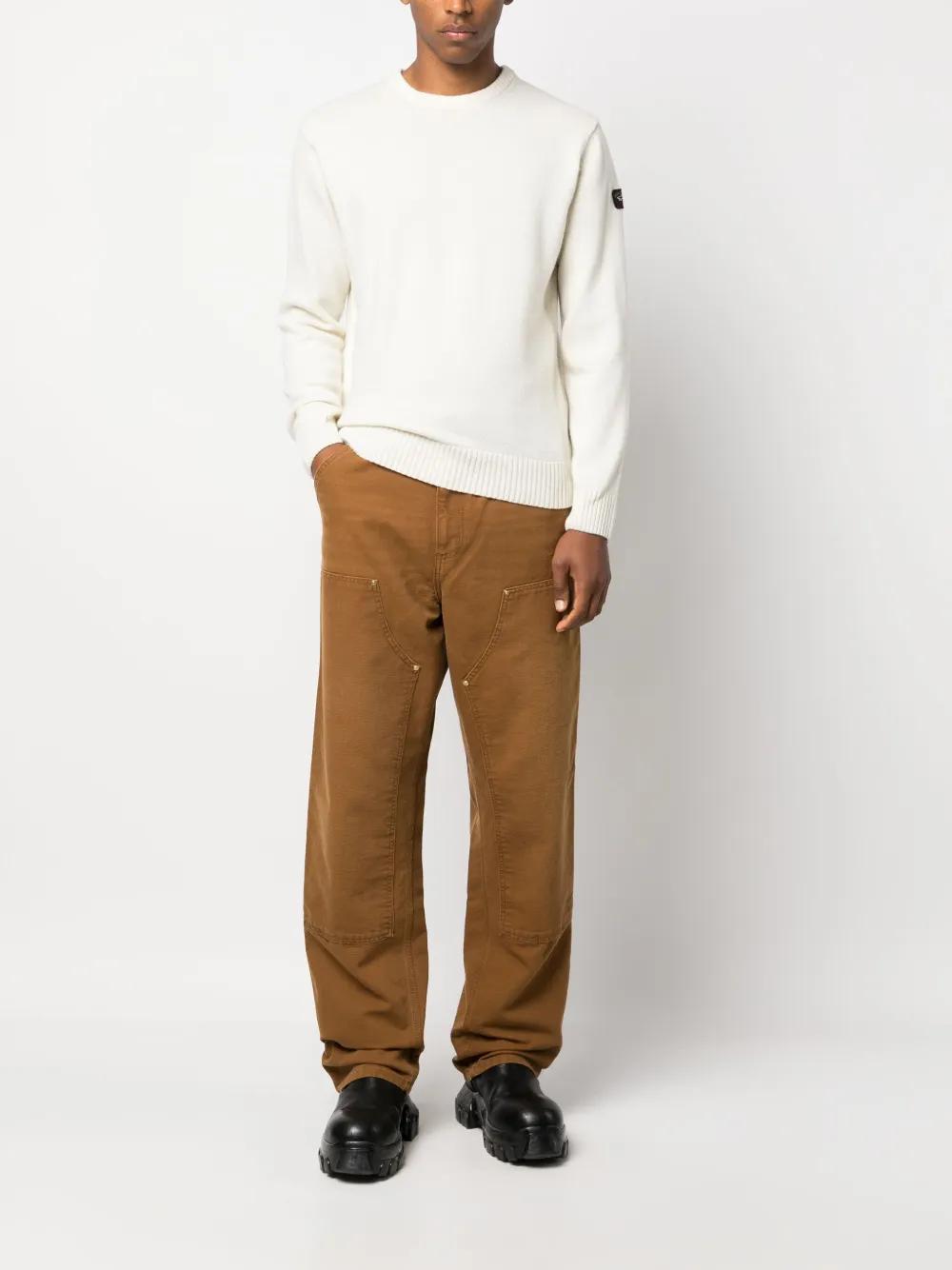 Double Knee straight-leg trousers Product Image