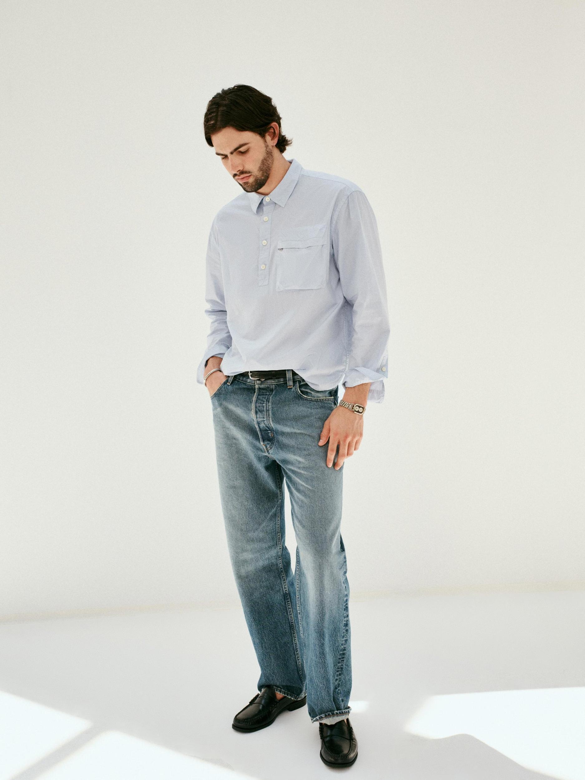 AM Relaxed Straight 5 Pocket Jean Product Image