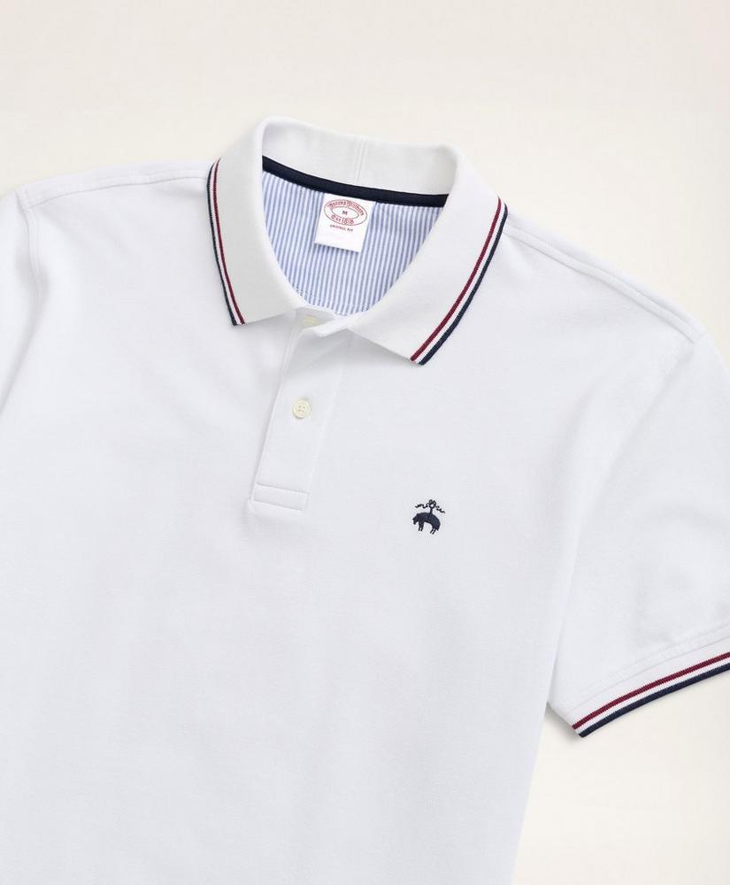 Golden Fleece® Supima® Tipped Polo Shirt Product Image