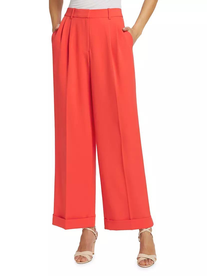 The Jolene Pleated Wide-Leg Pants Product Image