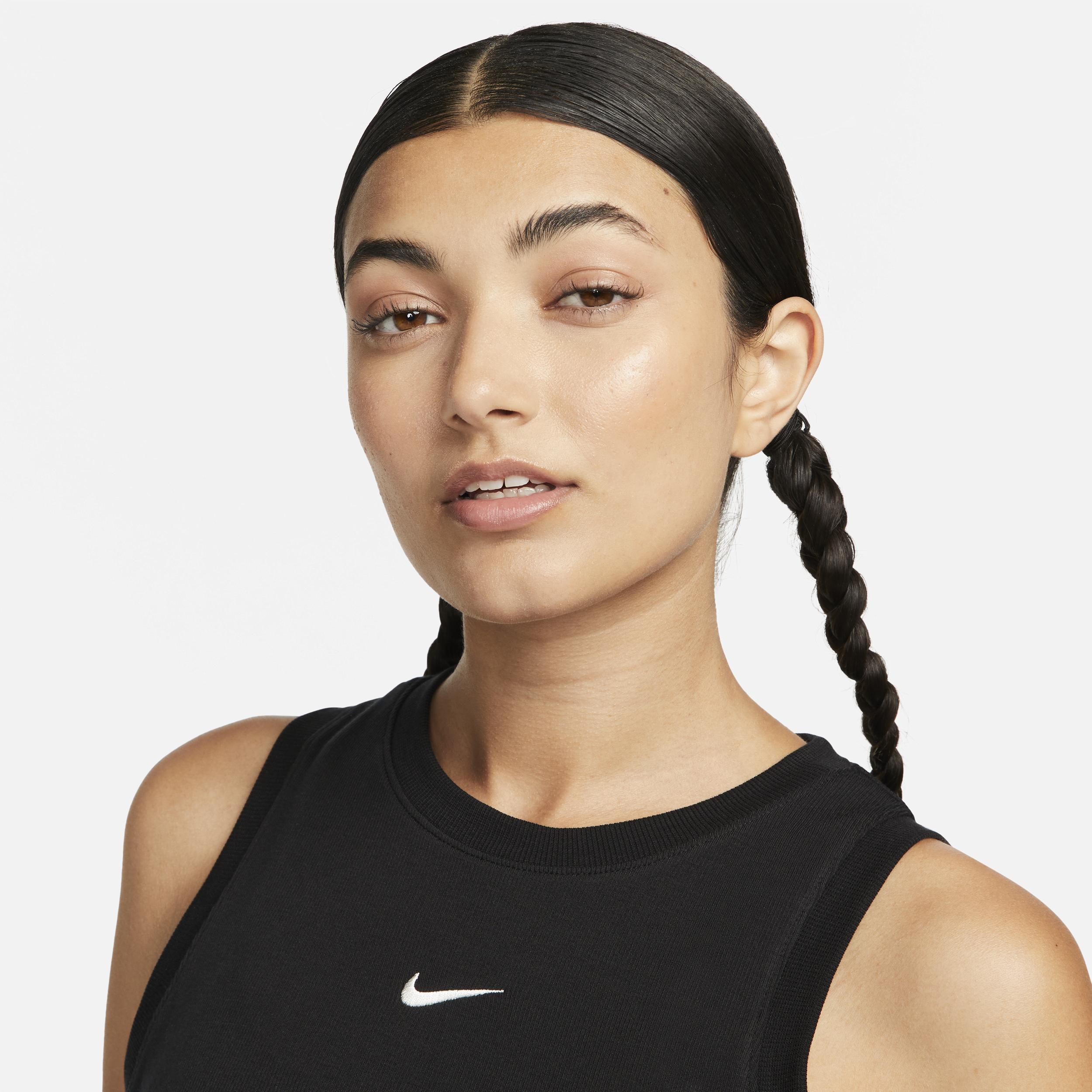 Nike Sportswear Chill Knit Women's Tight Cropped Mini-Rib Tank Top Product Image