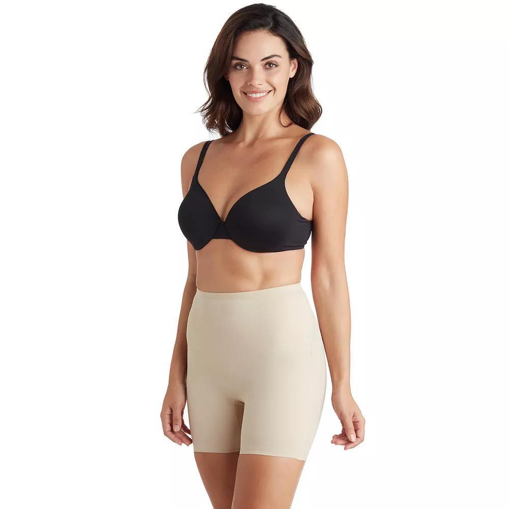 Women's Naomi & Nicole® Firm Control Shapewear Adjusts to You Mid-Thigh 7458, Size: Large, Black Product Image