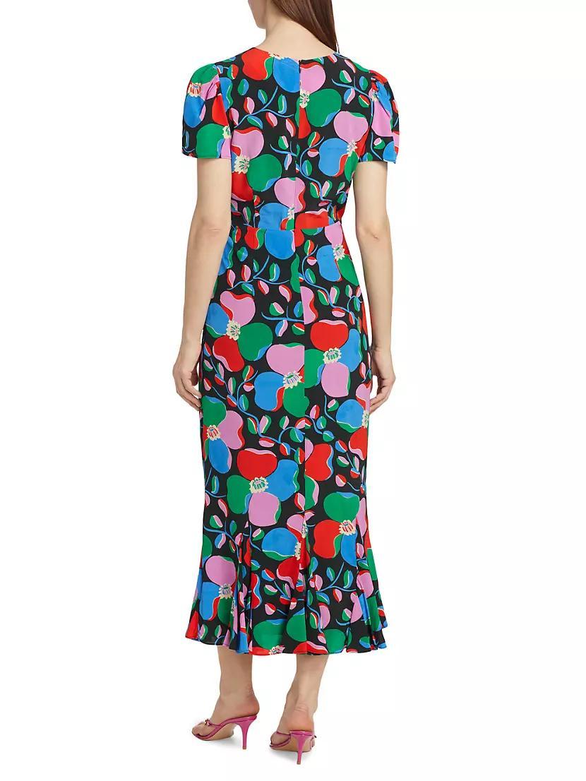 Lulani Geometric Floral Maxi Dress Product Image