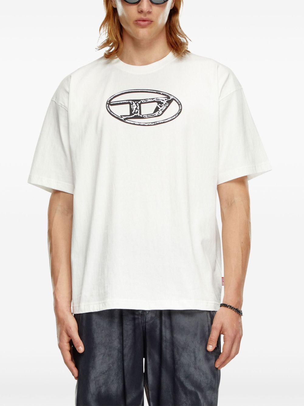 logo-print cotton T-shirt Product Image