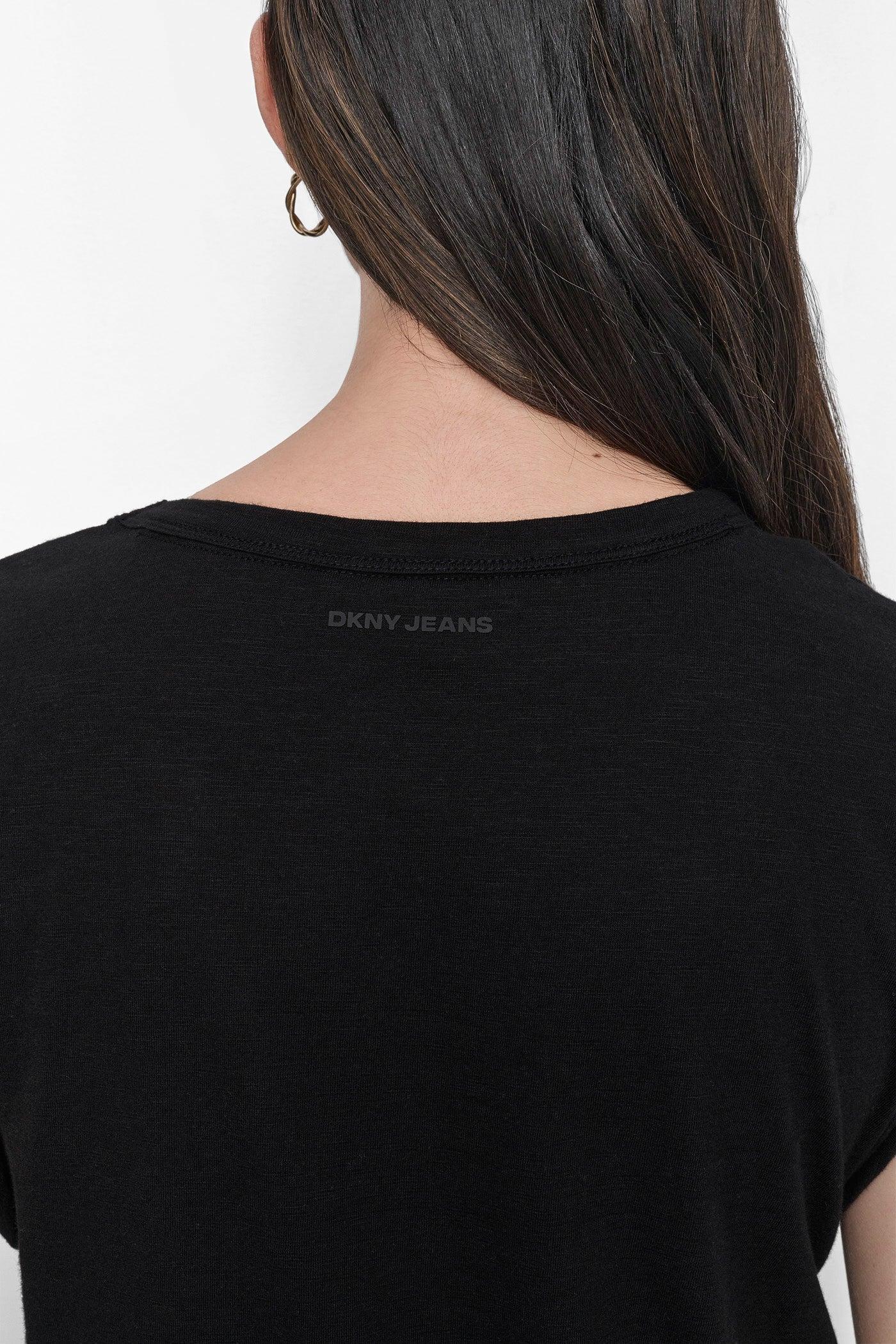 RUCHED SIDE-TIE TEE Product Image