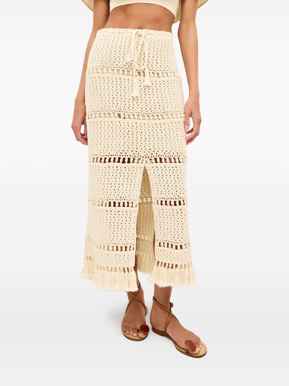 Petra crochet midi skirt Product Image