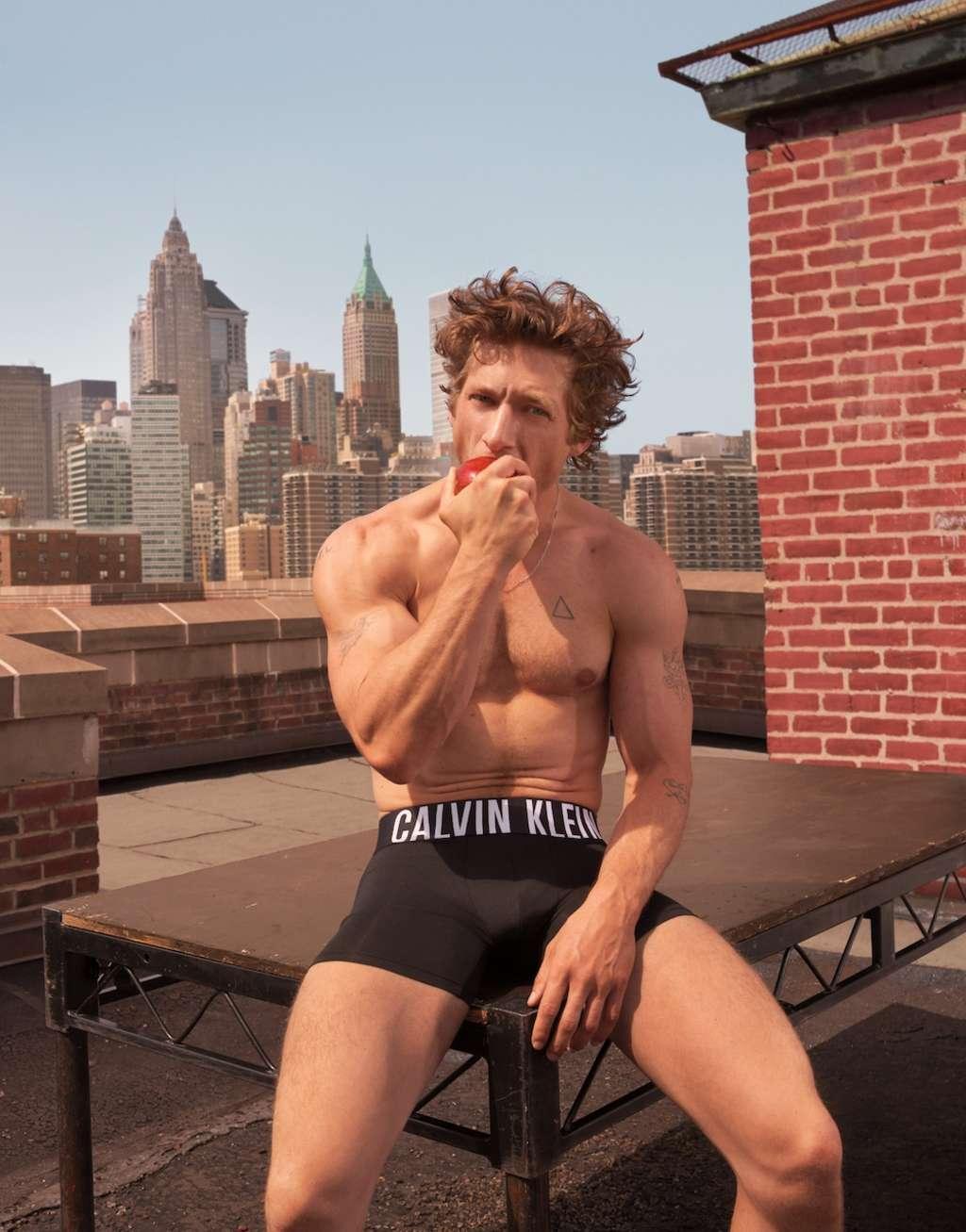 Calvin Klein intense power boxer briefs 3 pack in black Product Image