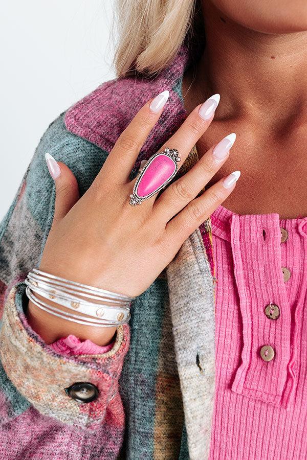 Westminster Ring In Fuchsia Product Image