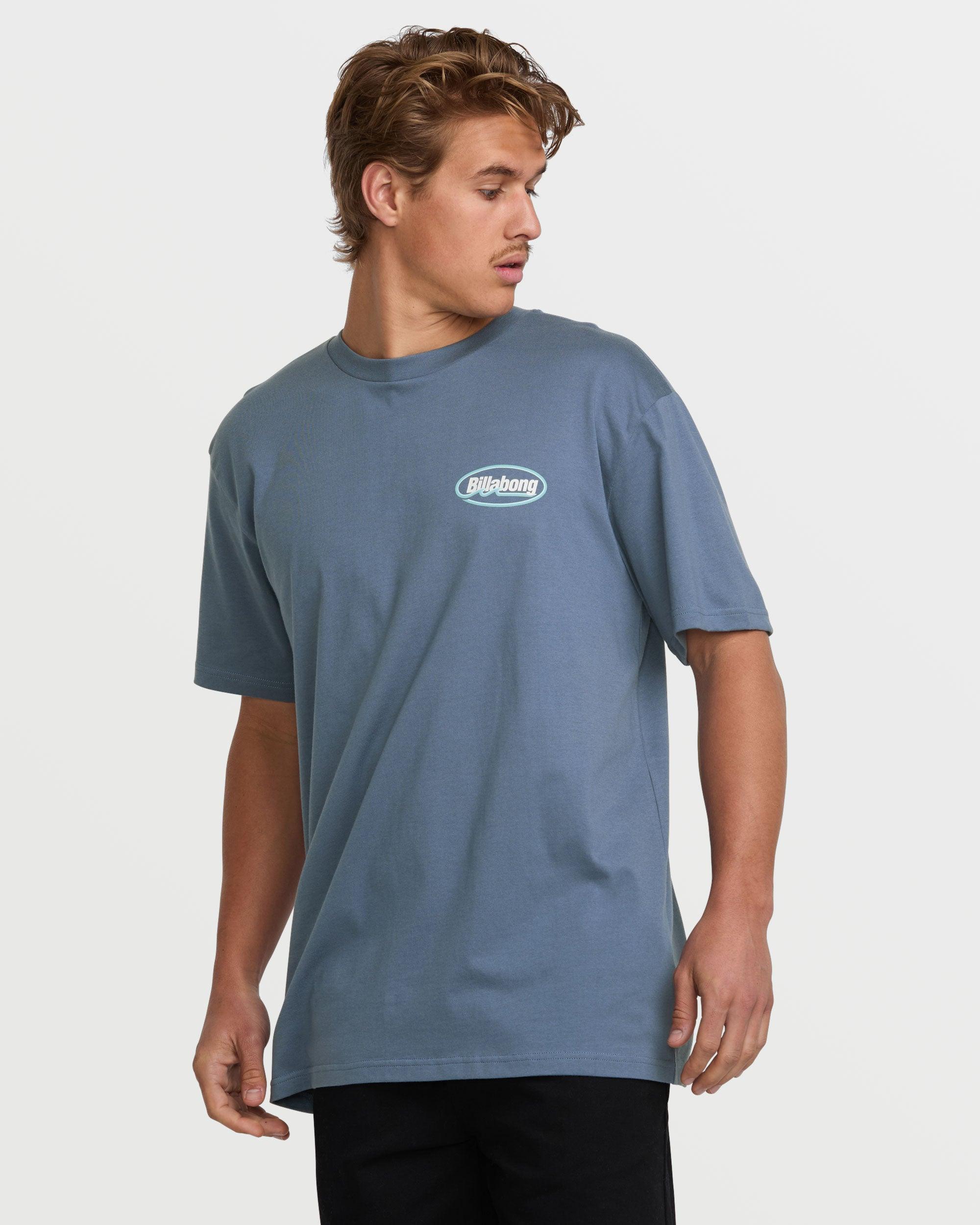 Runner Premium Short Sleeve Tee - Slate Blue Male Product Image