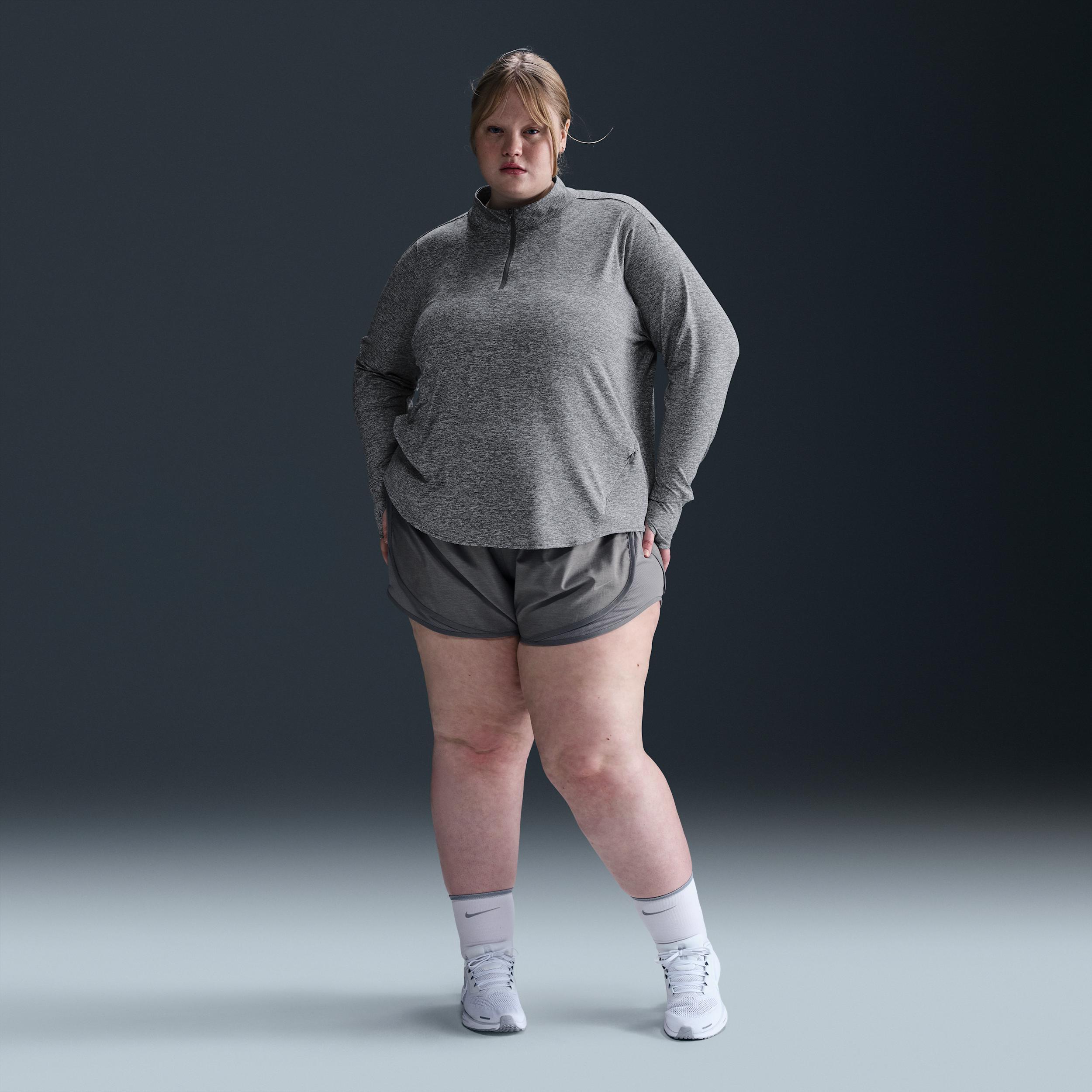 Nike Women's Swift Dri-FIT UV 1/4-Zip Running Top (Plus Size) Product Image