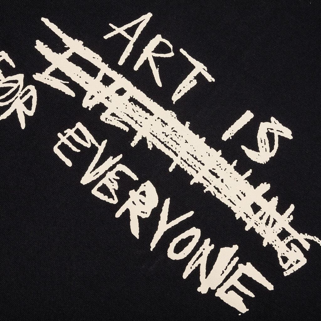 Honor Art Institute Zip Hoodie - Black Male Product Image
