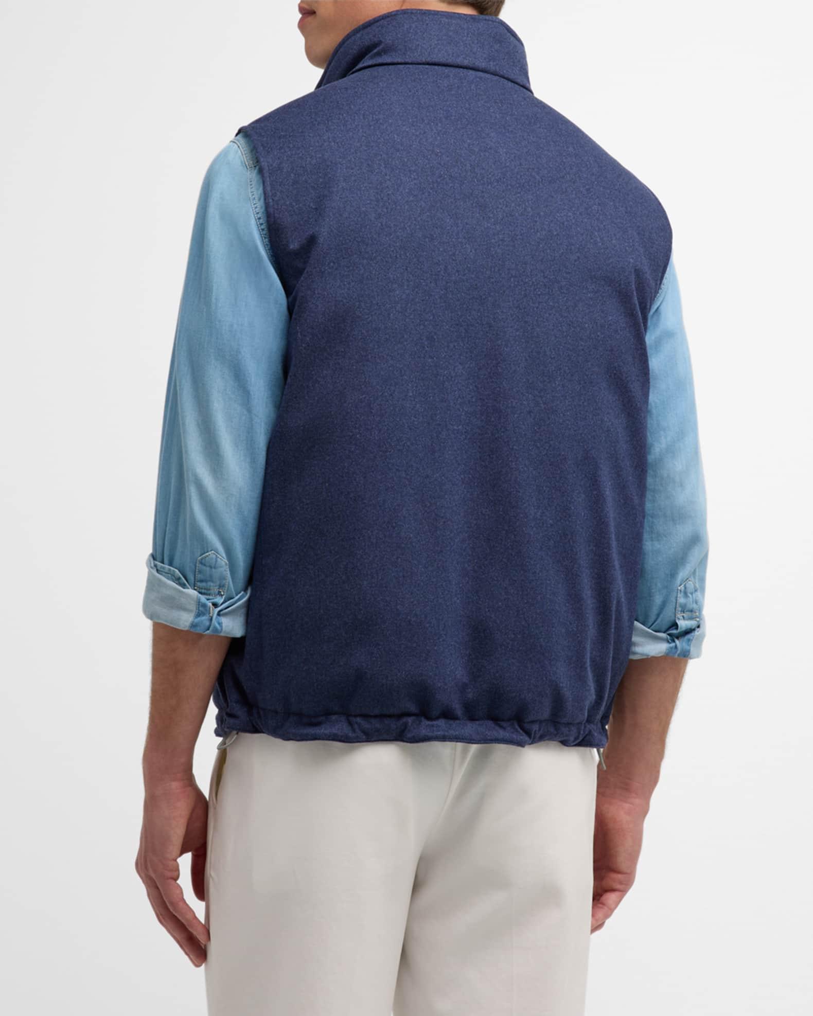 Men's Wool Padded Full-Zip Vest Product Image