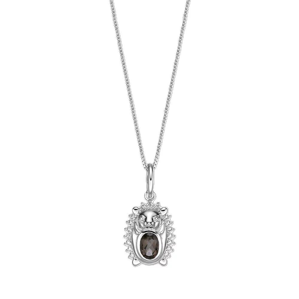 Athra NJ Inc Sterling Silver Simulated Opal Tree of Life Teardrop Pendant Necklace, Women's, Size: 18", Silver Tone Product Image