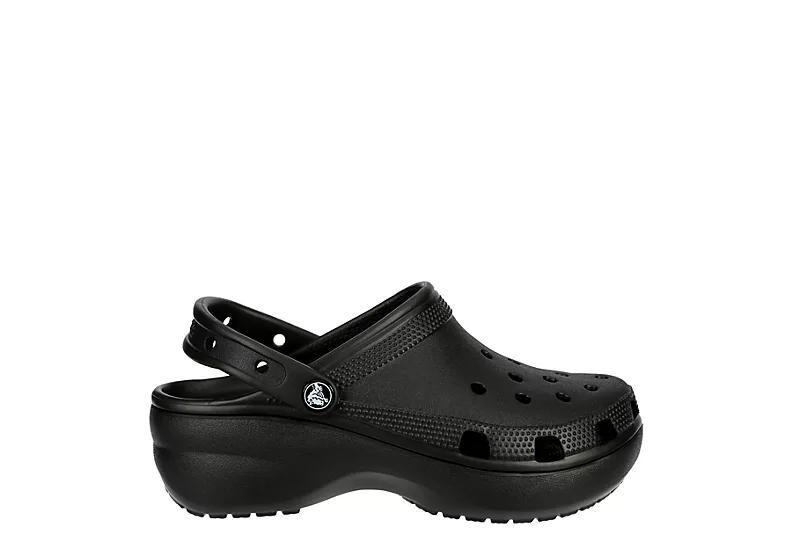 Crocs Classic Women's Platform Clogs, Size: 11, Black Product Image