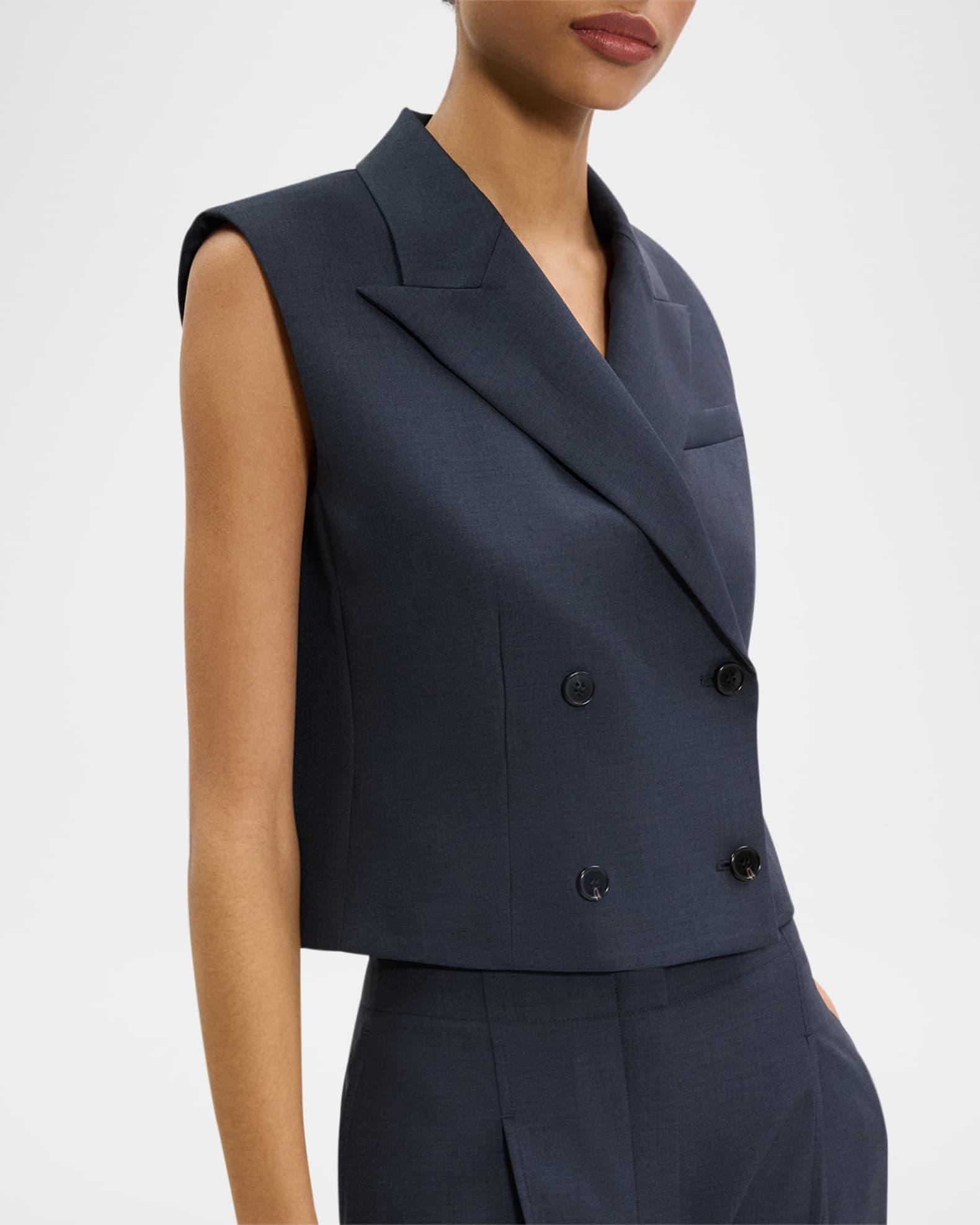 Boxy Double-Breasted Vest Product Image