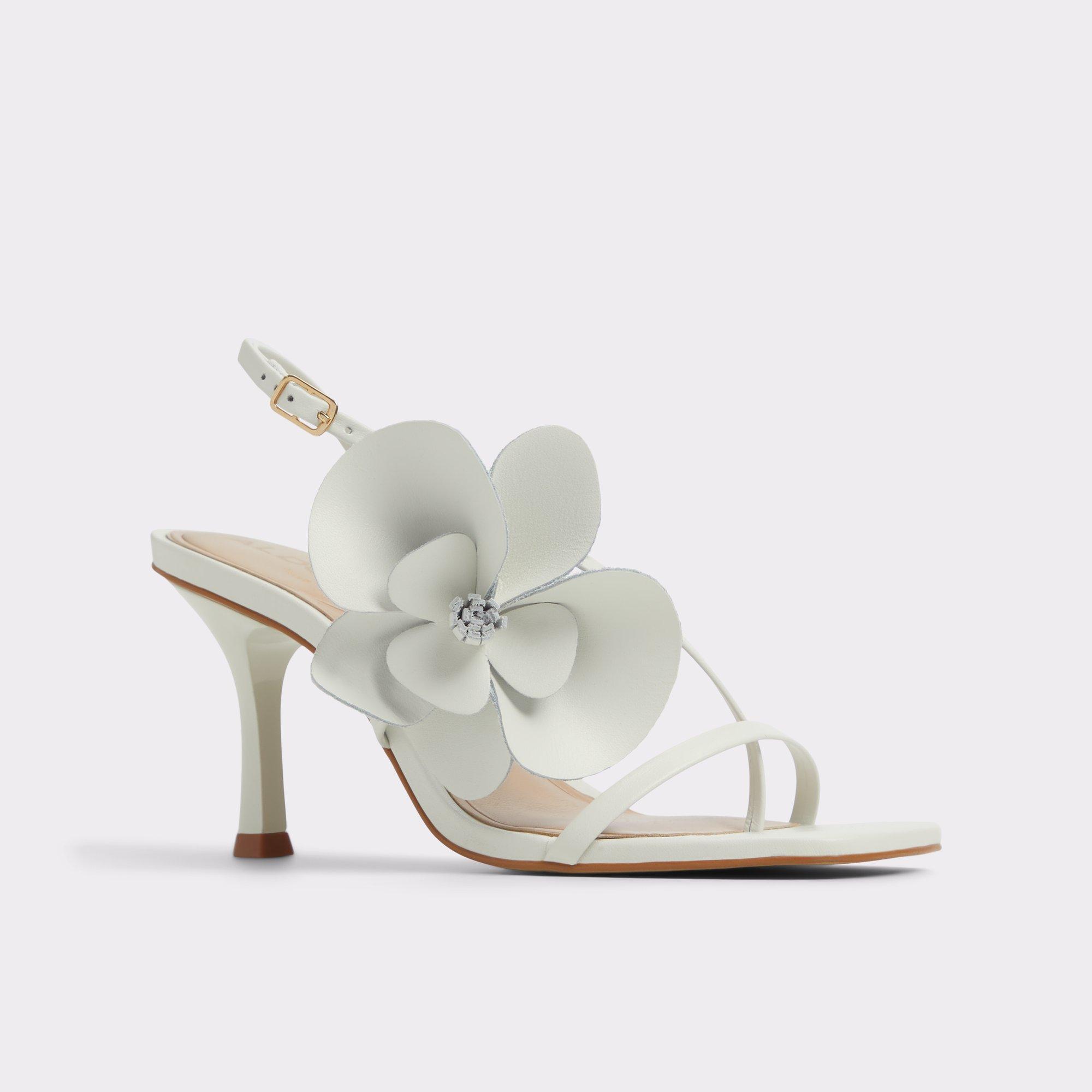 Sandflower White/Bone Women's Strappy sandals | ALDO US Product Image