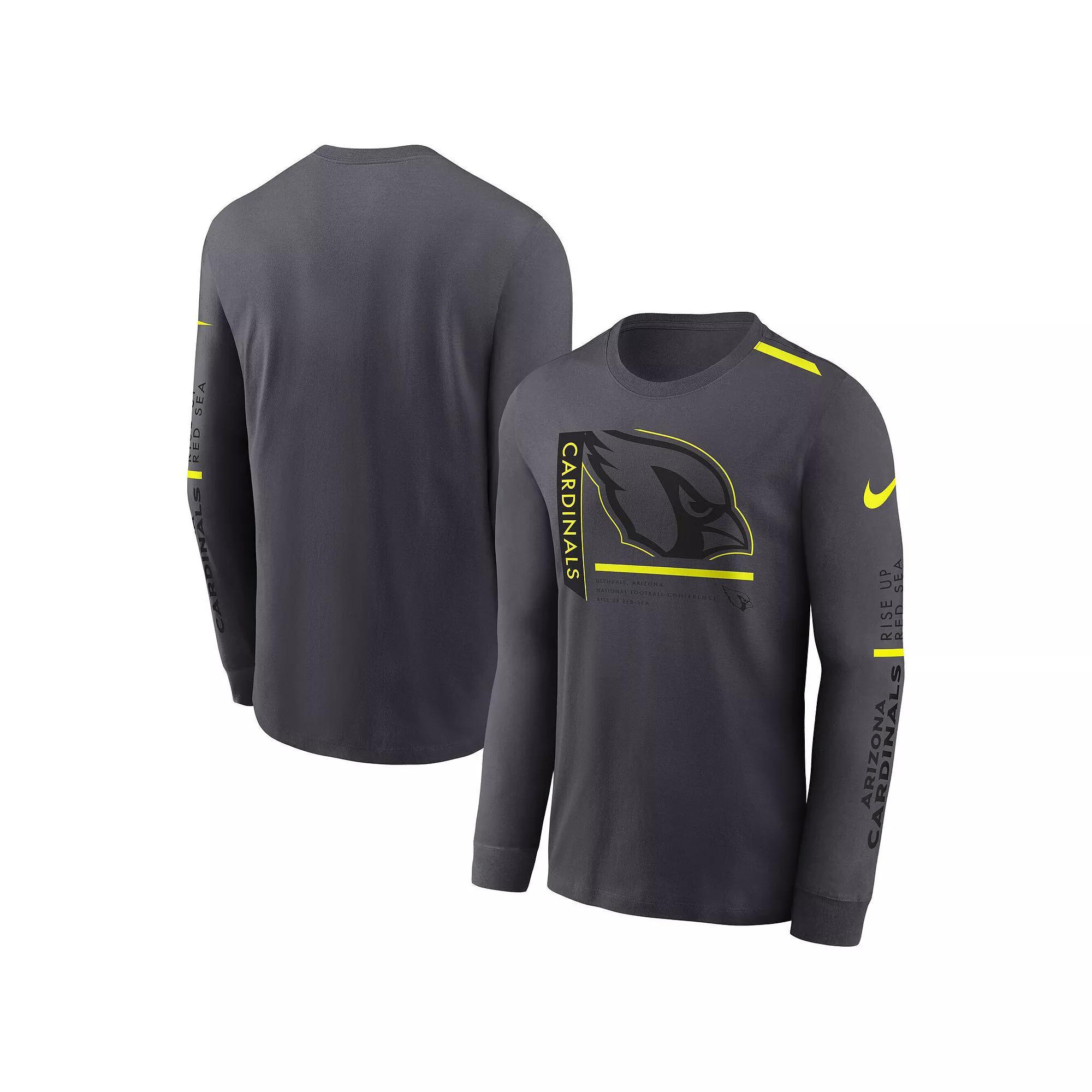 Chicago Bears Sideline Team Issue Nike Men's Dri-FIT NFL Long-Sleeve T-Shirt Product Image