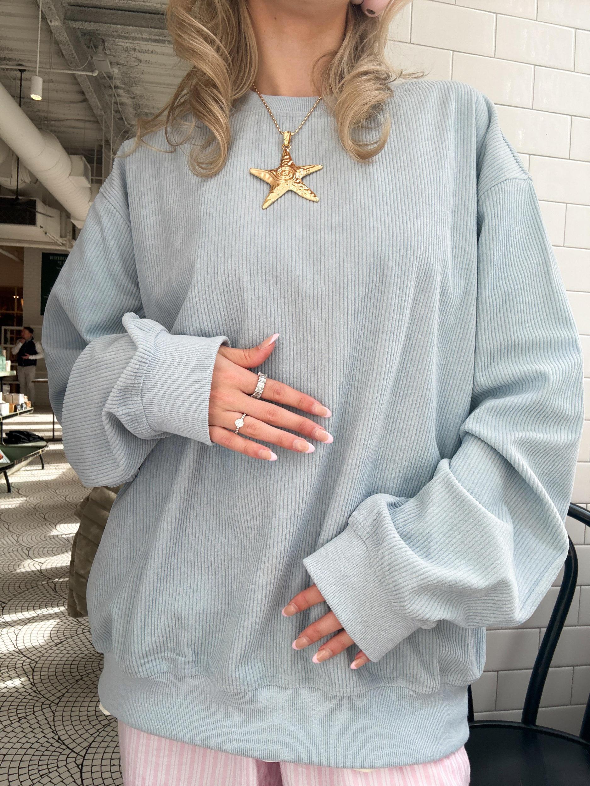 Basic Corduroy Sweatshirts Girls Product Image