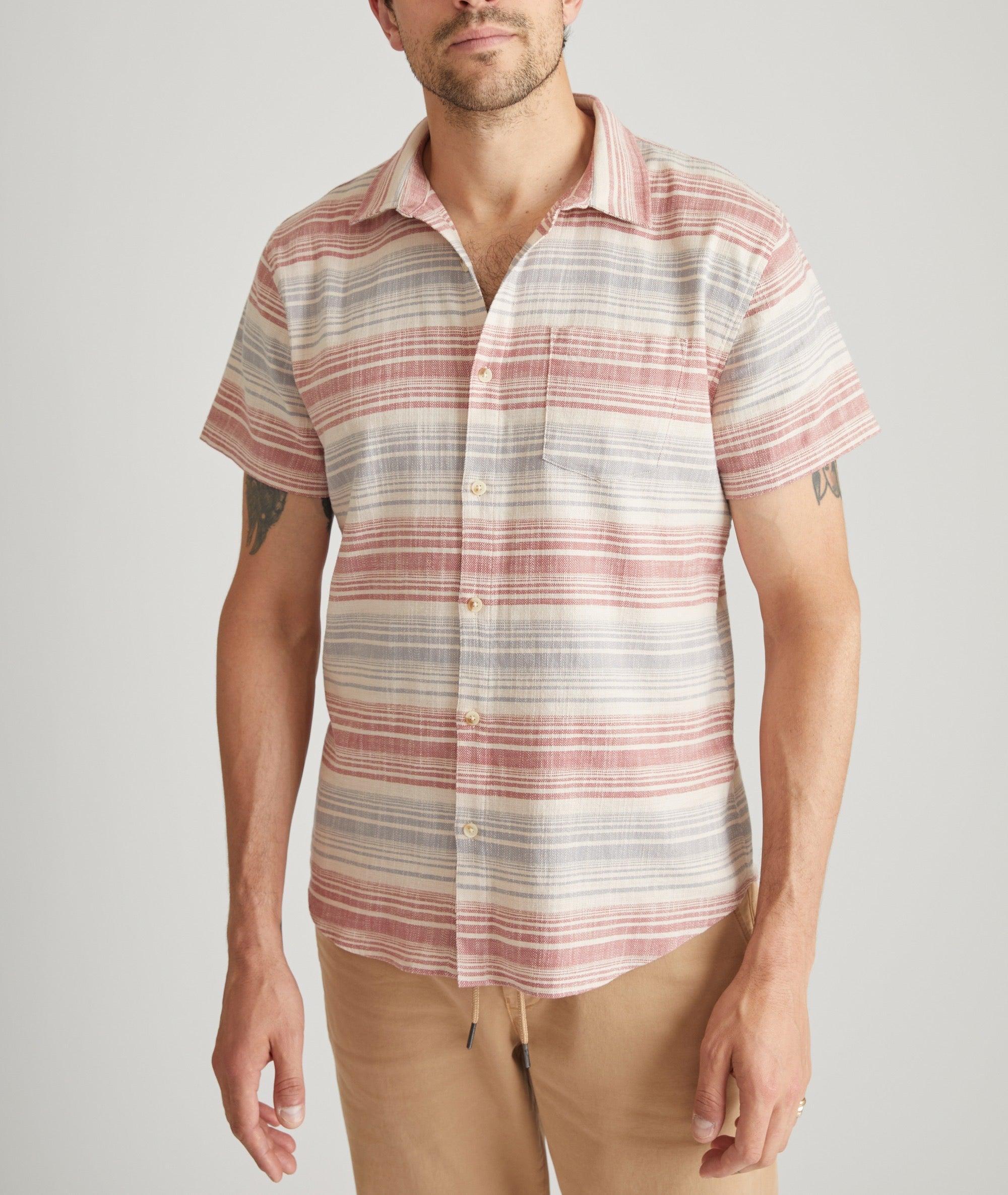 Engineered Stripe Polo Product Image