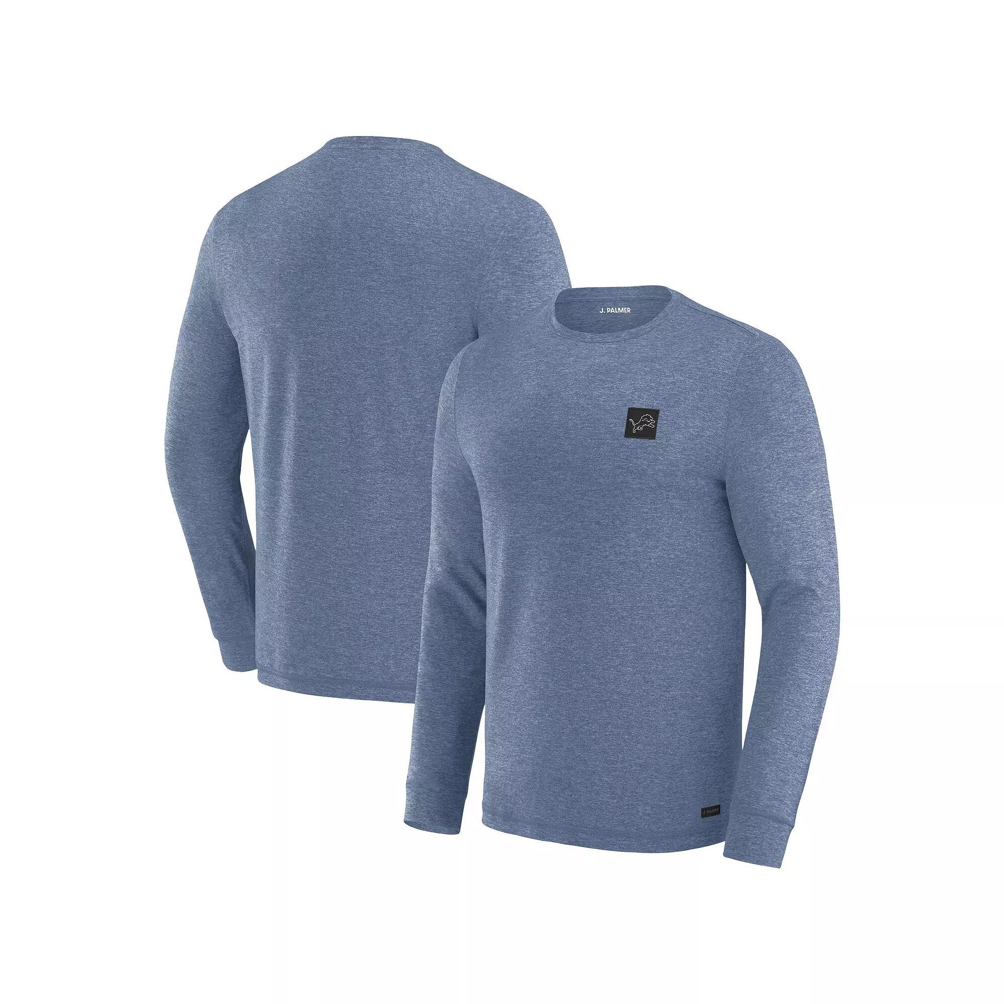 Men's J. Palmer Blue Detroit Lions Four Down Long Sleeve T-Shirt, Size: XL Product Image