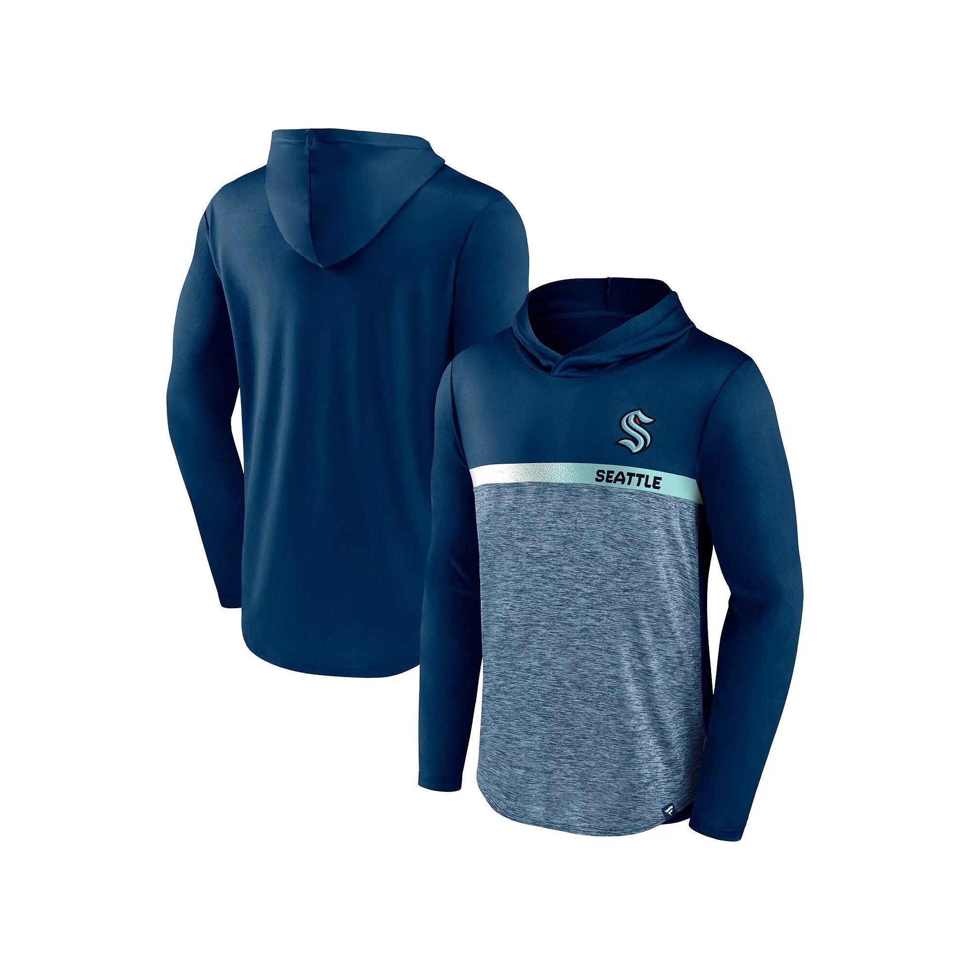 Men's Fanatics Branded Blue St. Louis Blues Podium Defender Pullover Hoodie, Size: Small Product Image