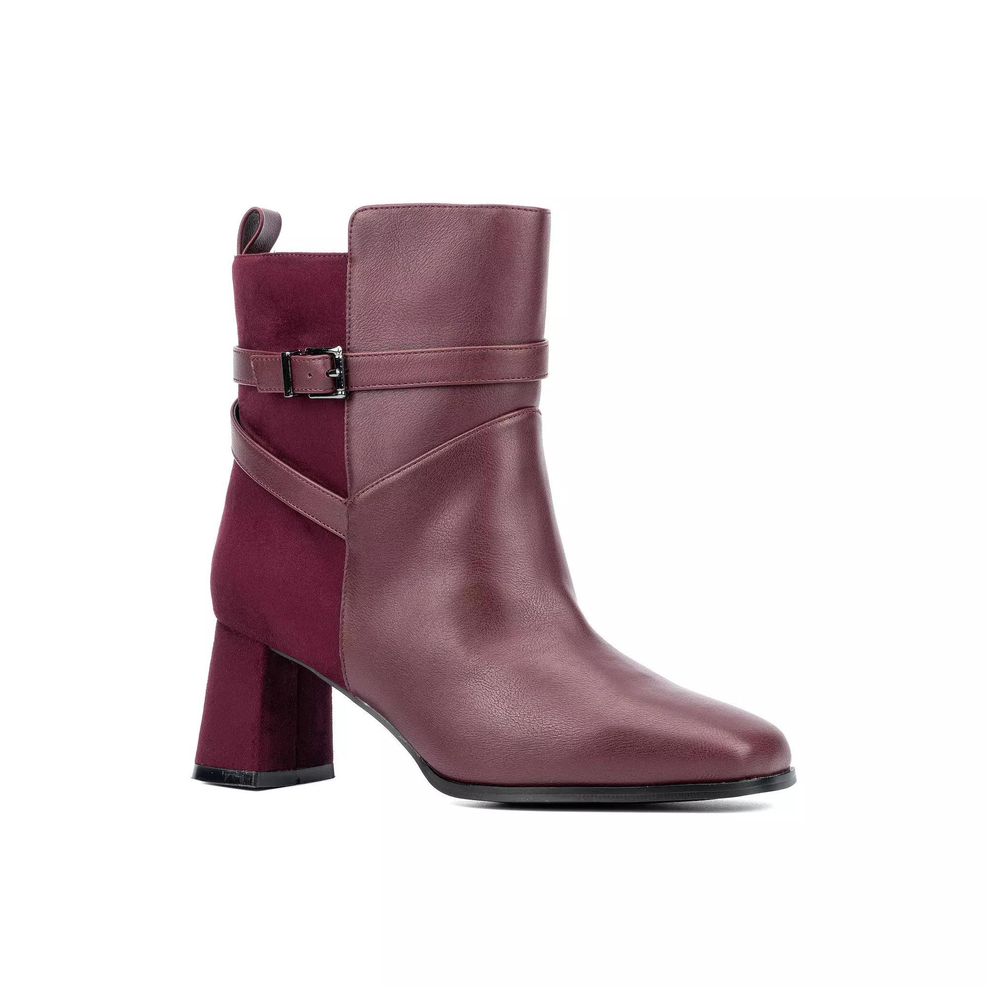Fashion to Figure Malana Women's Wide Width Boots, Size: 11 Wide, Red Product Image