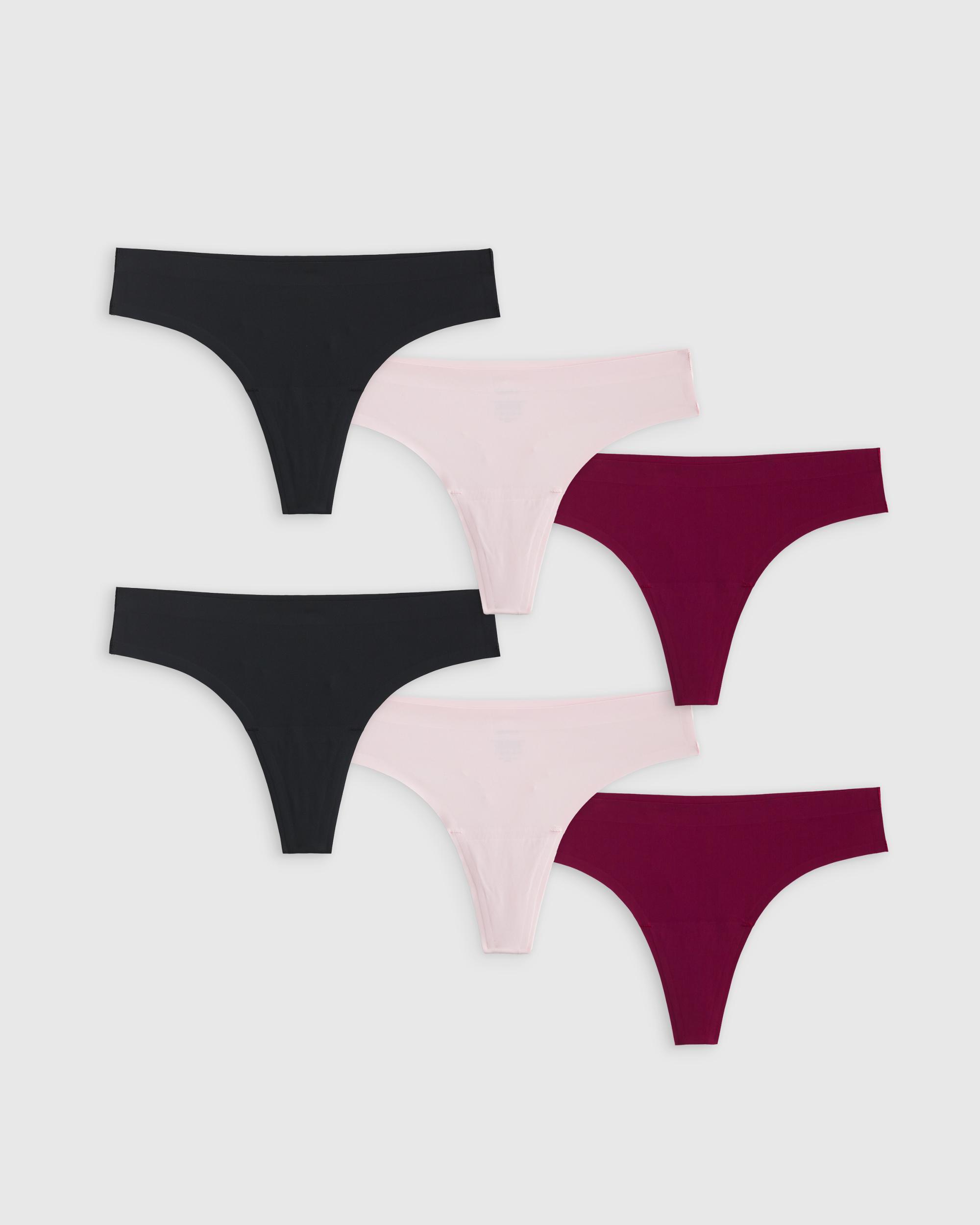 Quince | Women's Invisible Bonded Thong Nylon/Spandex Product Image
