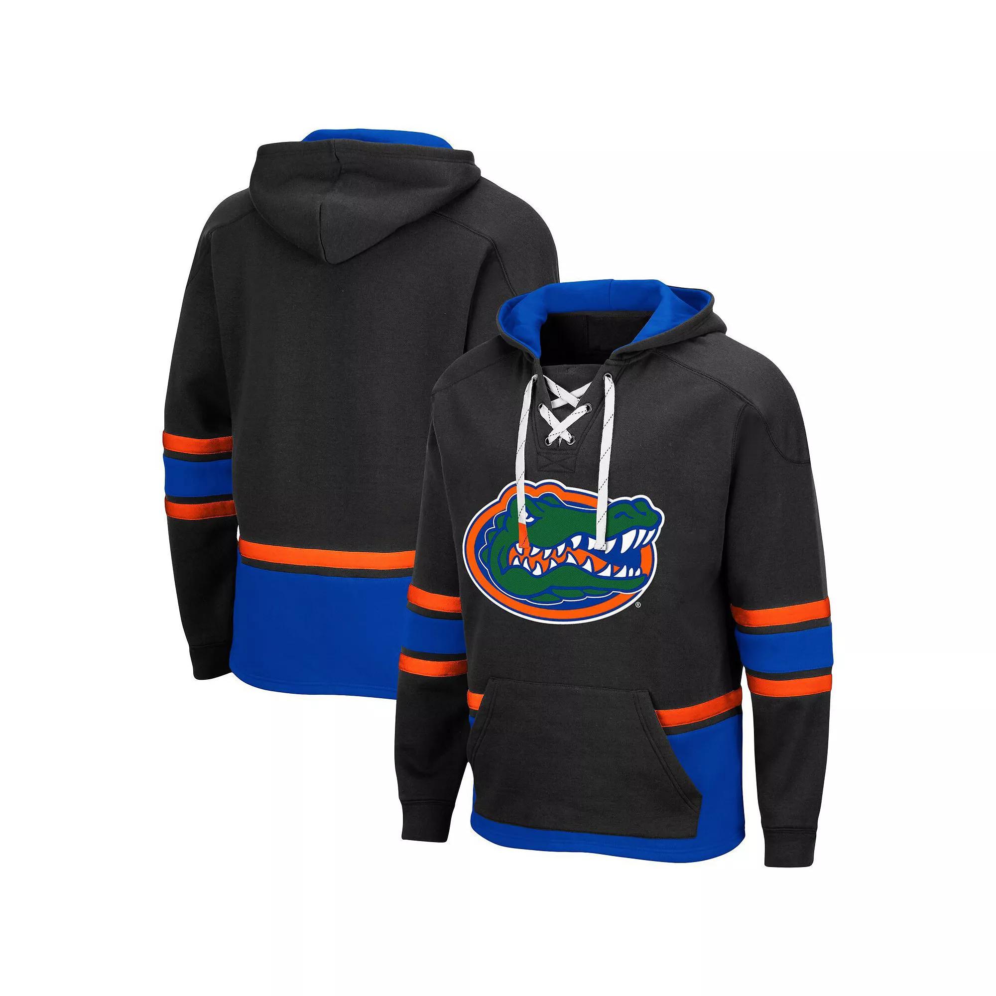 Men's Colosseum Black Florida Gators Lace Up 3.0 Pullover Hoodie, Size: XL Product Image